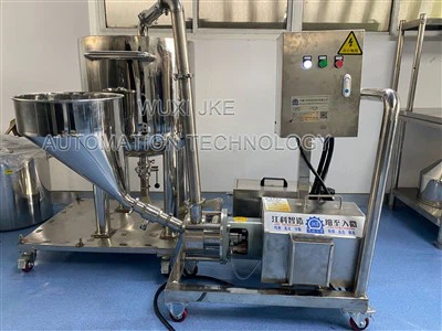 Miscelatore liquido in polvere per uso alimentare sanitario
