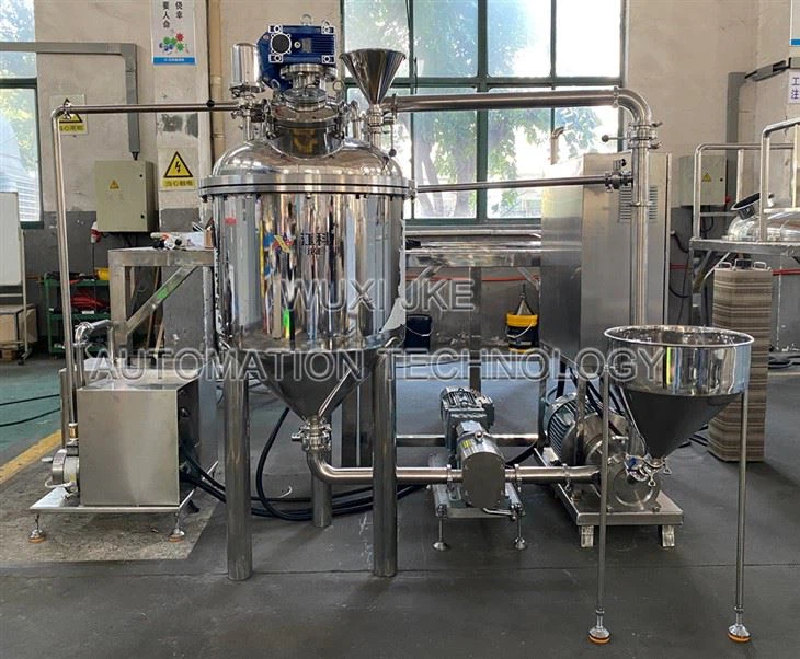 Impastatrice industriale per liquidi in polvere